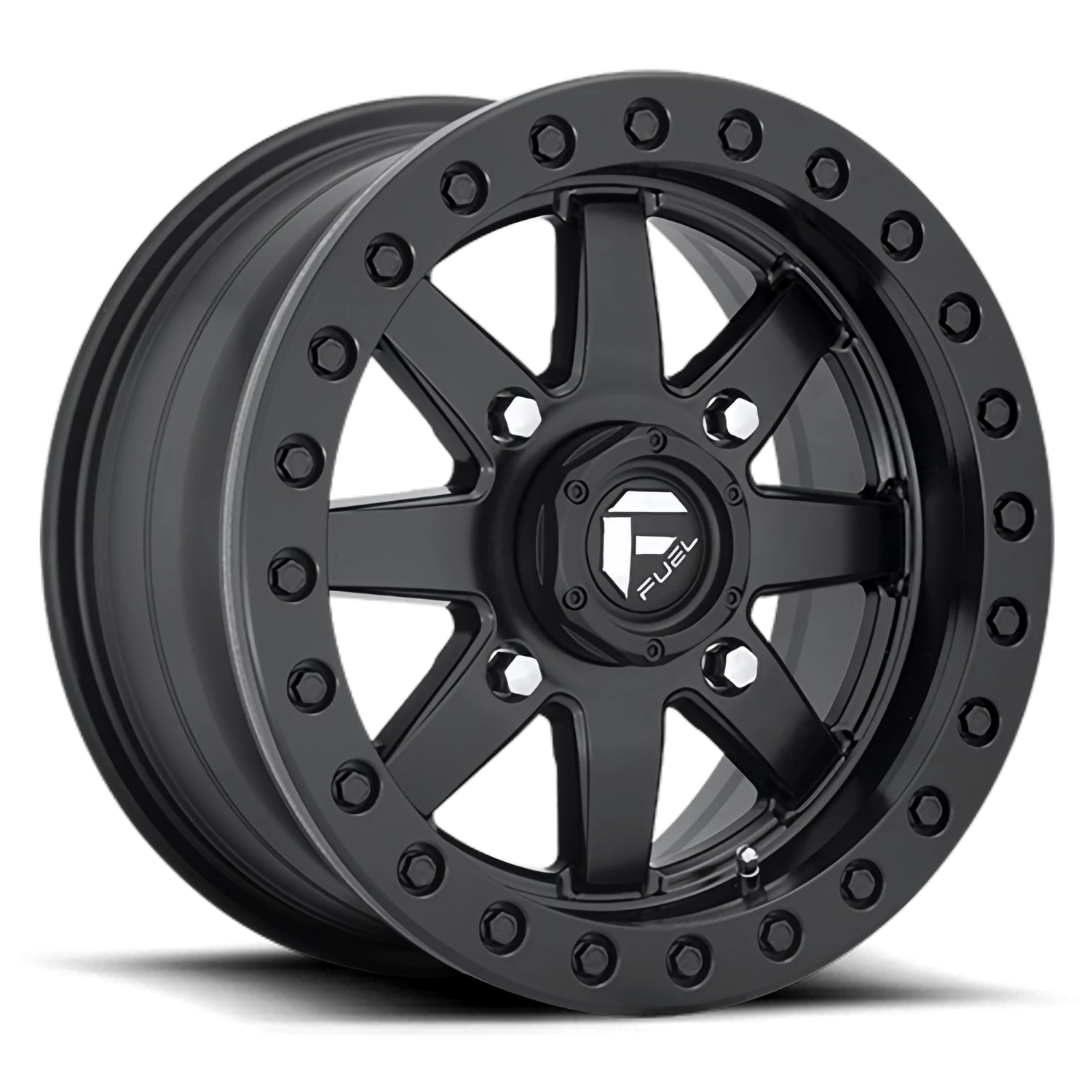 Fuel Maverick UTV 15x7" 4x156mm 132mm CB +38mm Matte Black Beadlock