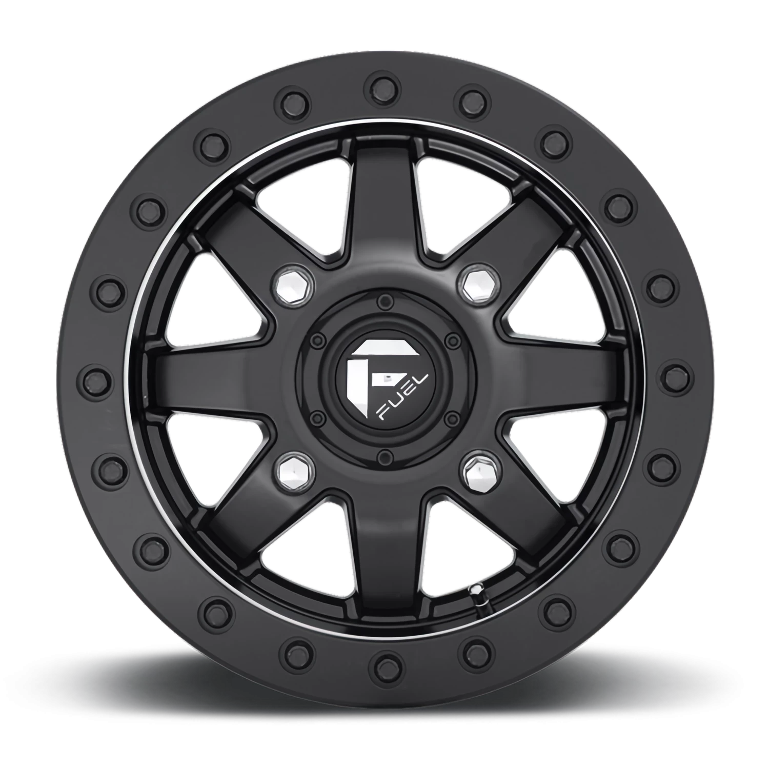 Fuel Maverick UTV 15x7" 4x156mm 132mm CB +38mm Matte Black Beadlock