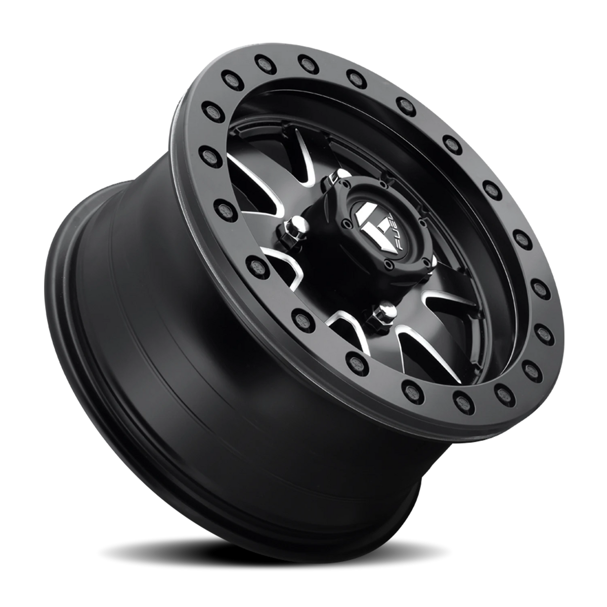 Fuel Maverick UTV 15x7 +13 4x136mm 110.2mm Matte Black Milled