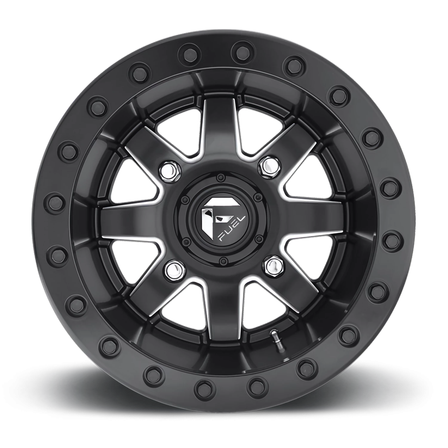 Fuel Maverick UTV 15x7" 4x136mm 110.2mm CB +38mm Matte Black Milled