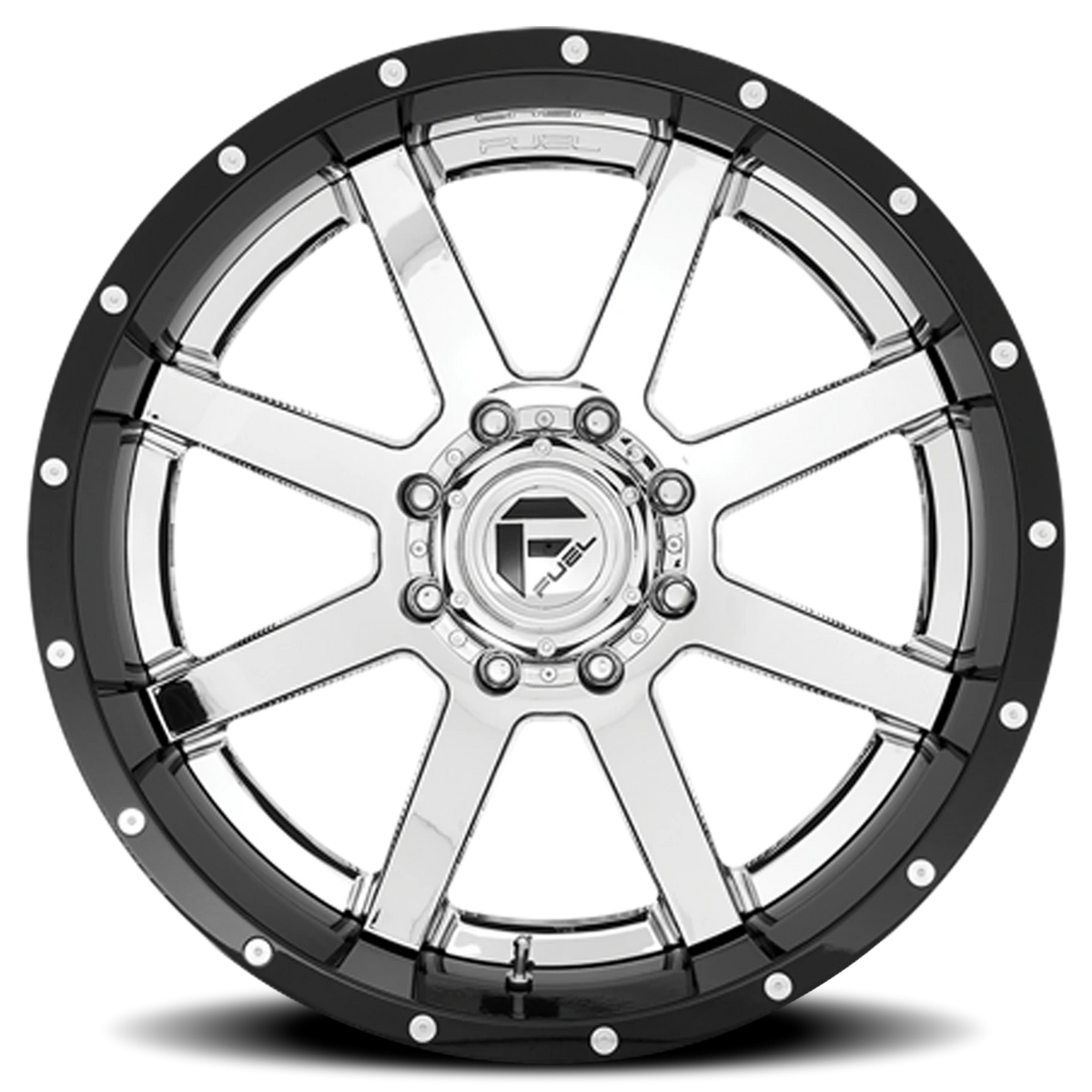 Fuel Maverick 22x14 -70 8x170mm 125.1mm Chrome Gloss Black Lip