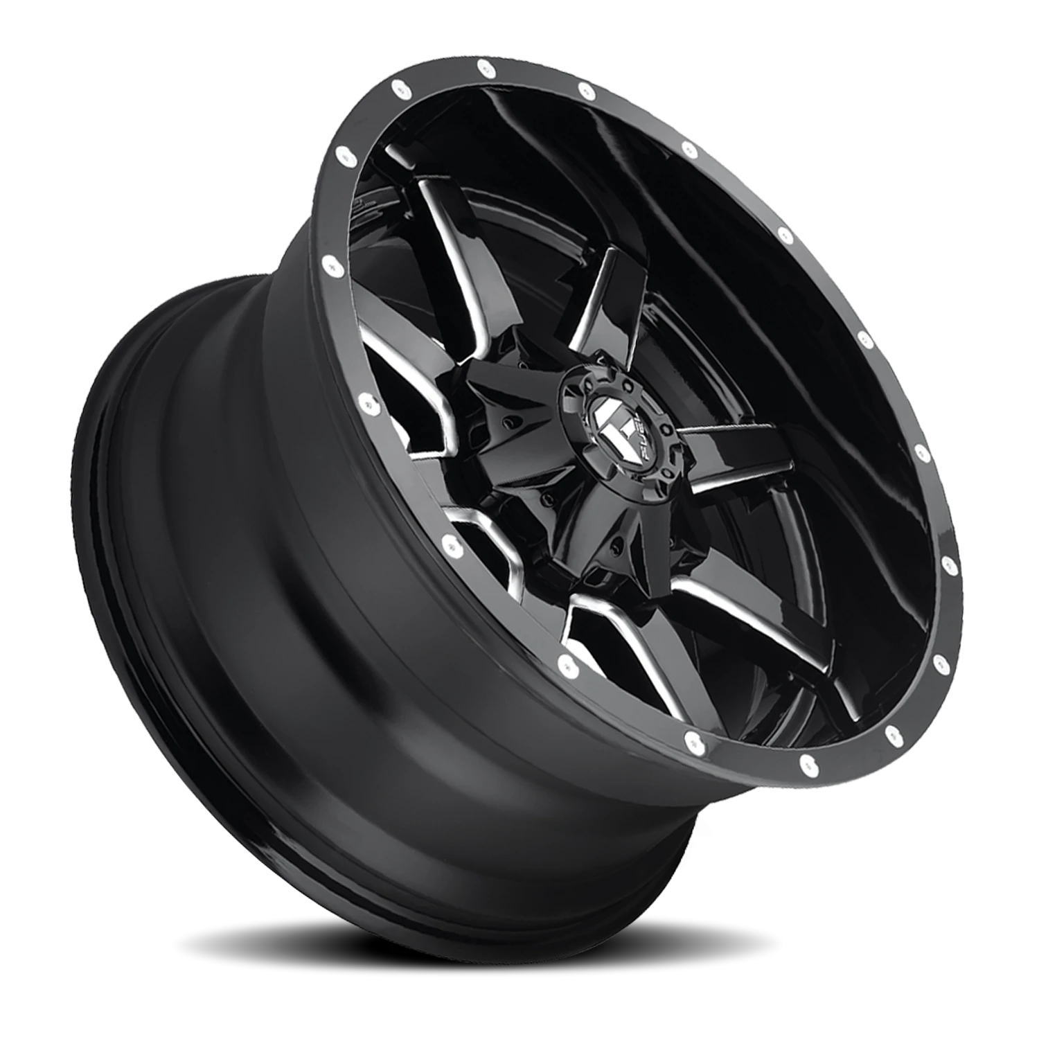Fuel Maverick 20x10" 8x180mm 125.2mm CB -18mm Gloss Black Milled