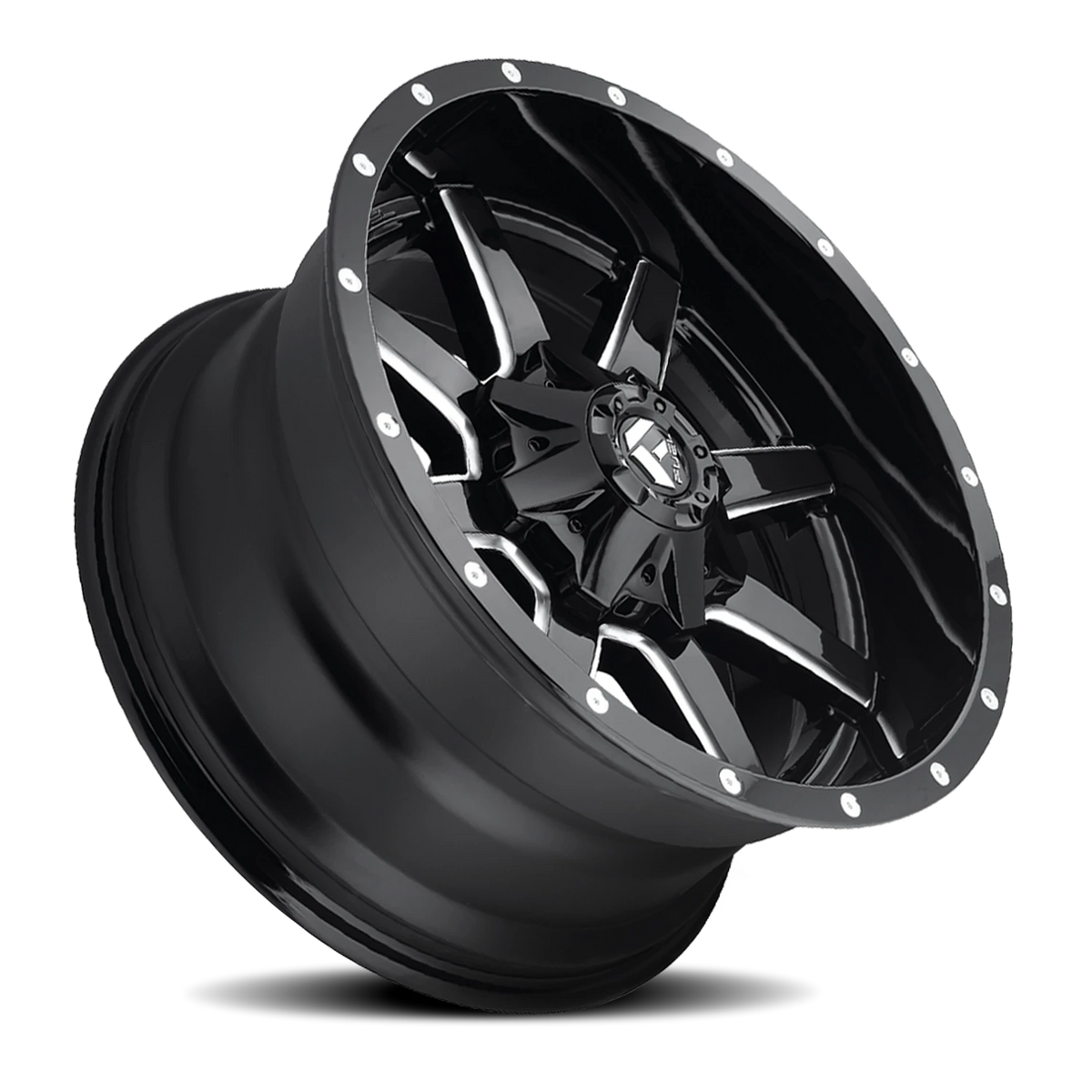 Fuel Maverick 22x10 +10 5x139.7mm 110.3mm Gloss Black Milled