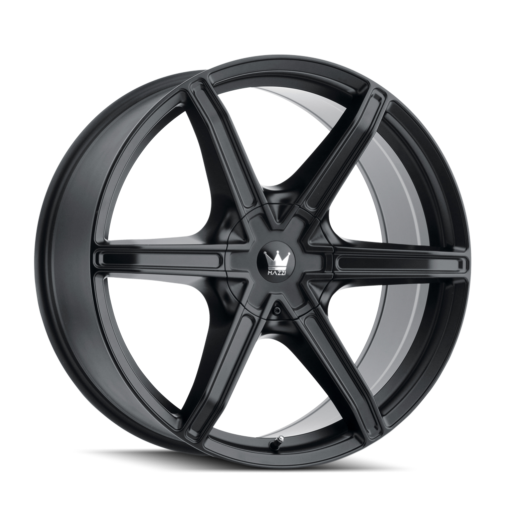 Mazzi Stilts 20x8.5" 5x110mm 72.6mm CB +35mm Matte Black