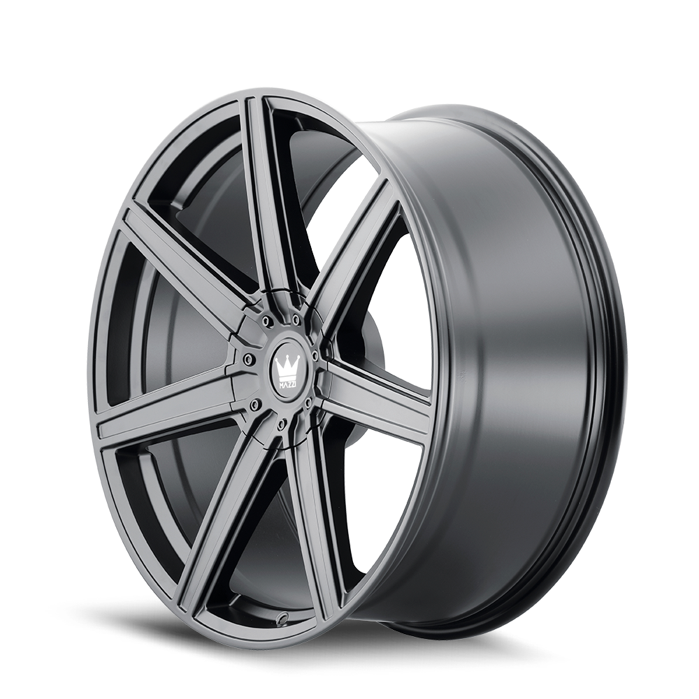 Mazzi Laguna 376 Matte Black 20x8.5 5x108/5x114.3 35mm 72.6mm