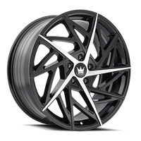 Mazzi Freestyle 20x8.5" 5x120mm 74.1mm CB +35mm Gloss Black Machined