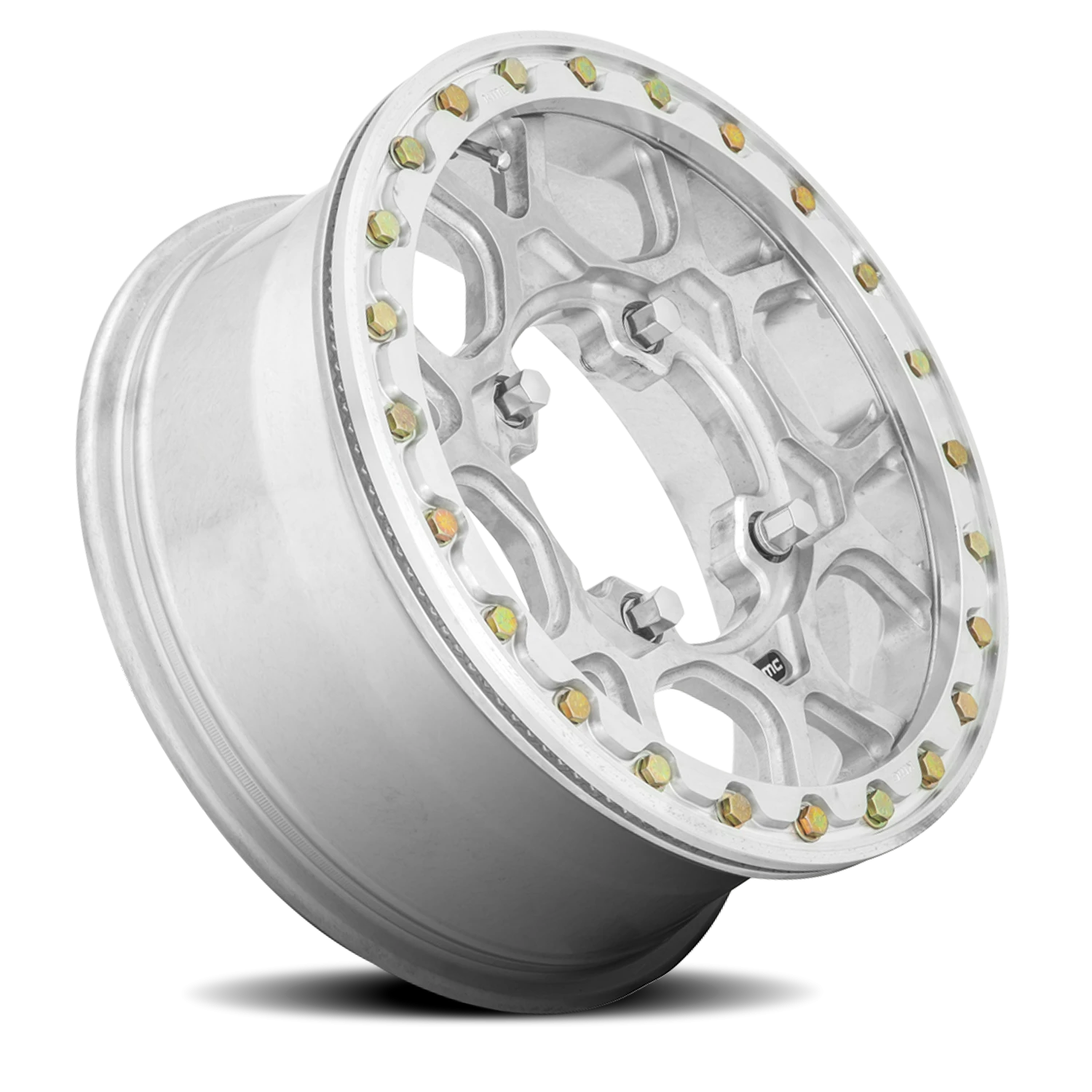 KMC Mesa Beadlock Forged UTV 15x6" 4x137mm 99.1mm CB +38mm Machined Raw Machined