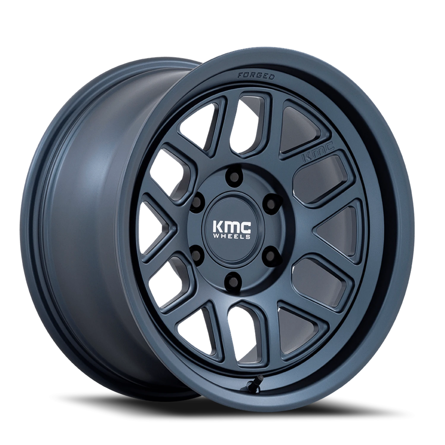 KMC Mesa Forged Monoblock 17x8.5" 6x135mm 87.1mm CB 0mm Metallic Blue