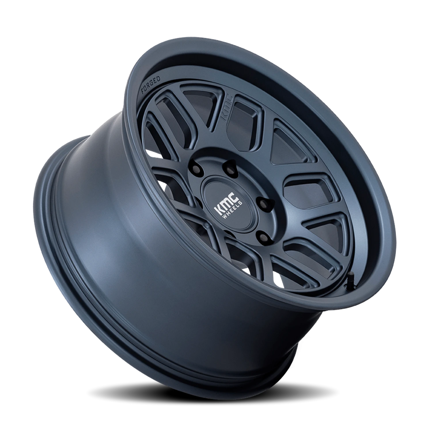 KMC Mesa Forged Monoblock 18x9" 6x135mm 87.1mm CB -12mm Metallic Blue