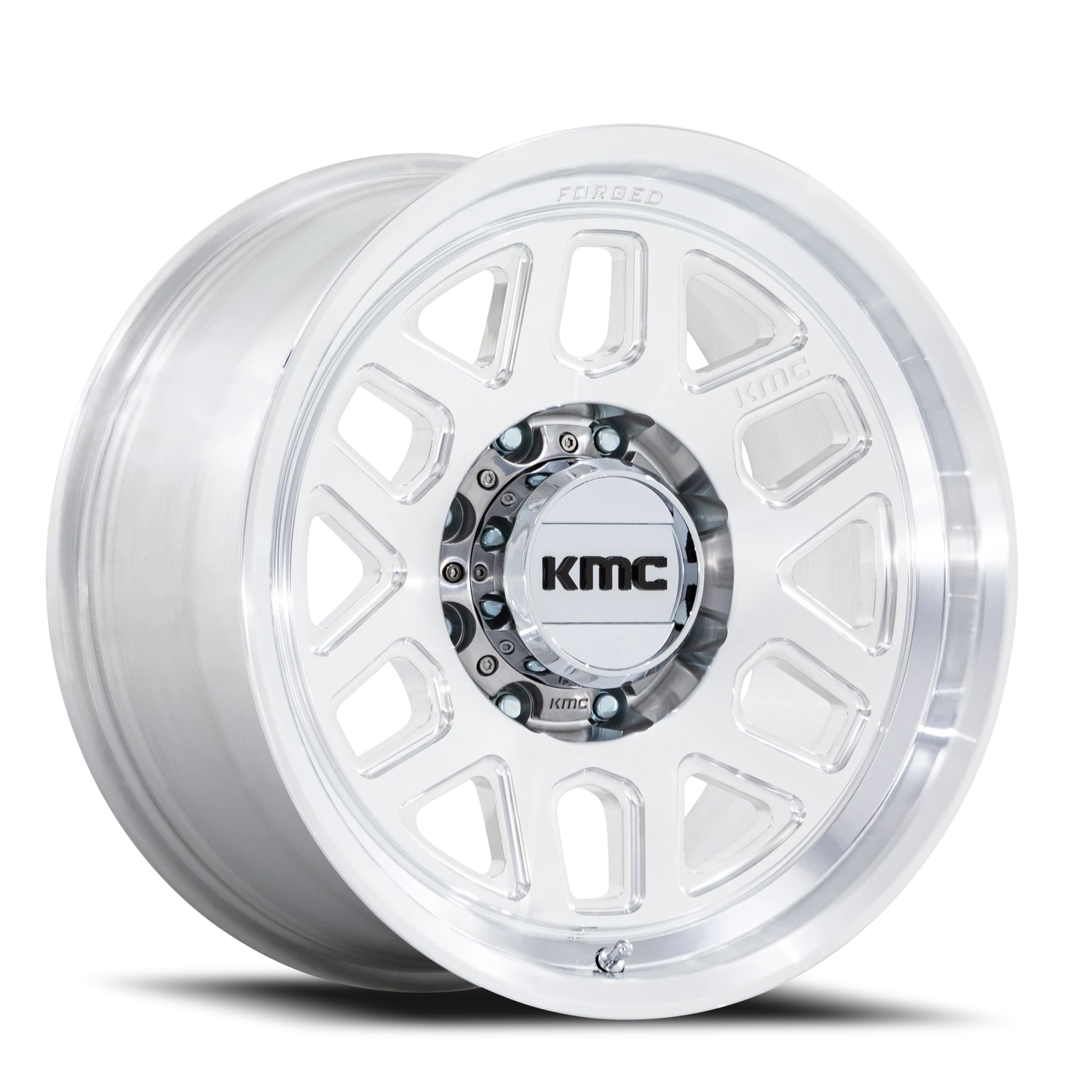 KMC Mesa Forged Monoblock 18x9" 8x170mm 125.1mm CB -12mm Machined Raw Machined