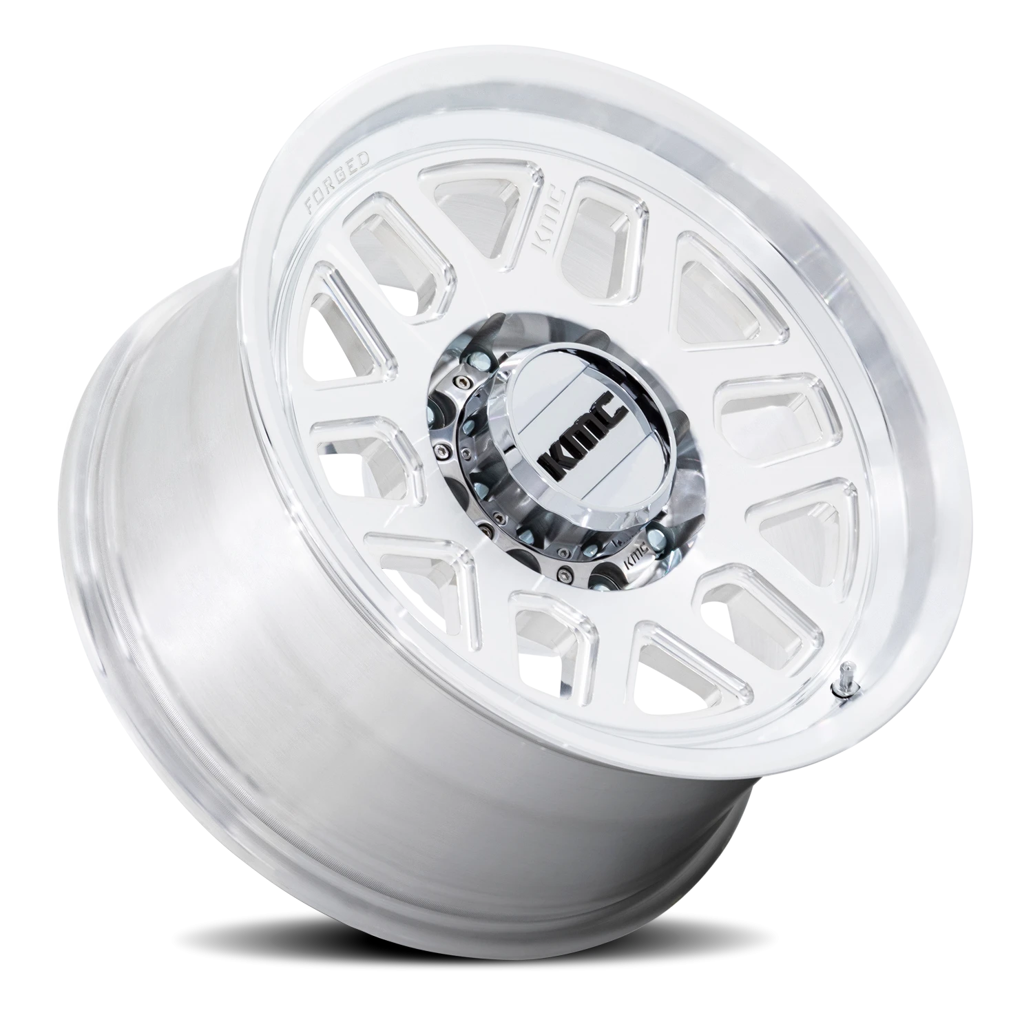 KMC Mesa Forged Monoblock 18x9" 8x170mm 125.1mm CB -12mm Machined Raw Machined