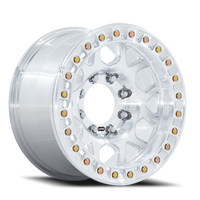 KMC Mesa Forged Slotted Beadlock KM450 17x9 +0 8x180mm 124.2mm Machined Raw Machined