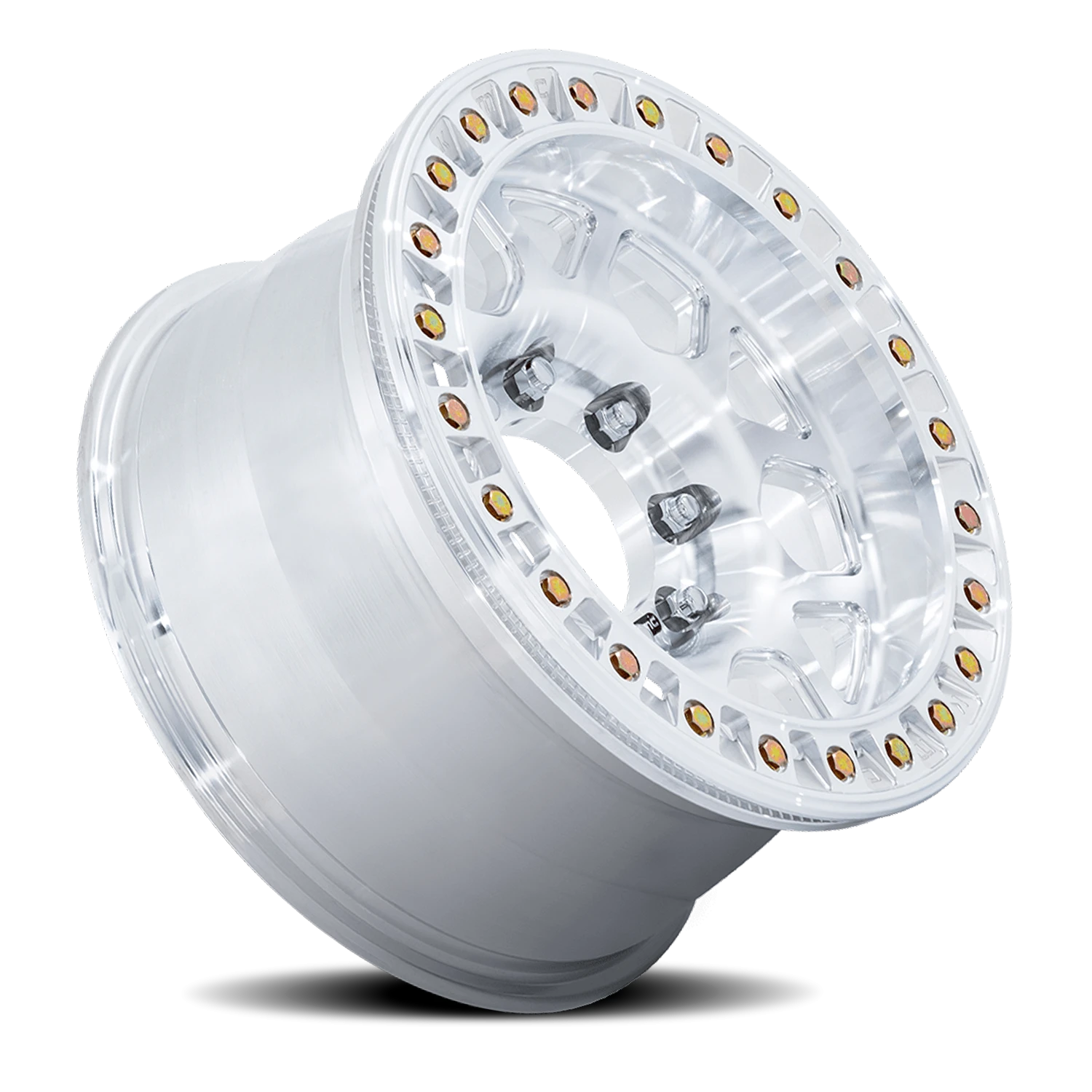 KMC Mesa Forged Slotted Beadlock KM450 17x9 +0 8x170mm 125.1mm Machined Raw Machined