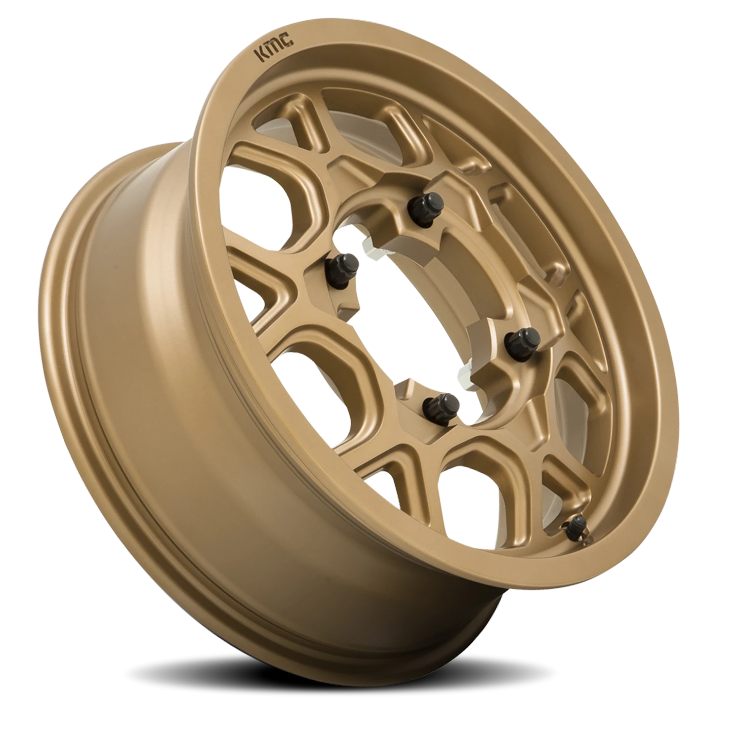 KMC Mesa Lite UTV 15x6" 4x156mm 115.1mm CB +38mm Matte Bronze