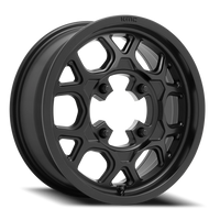 KMC Mesa Lite UTV 15x6" 4x156mm 115.1mm CB +38mm Satin Black