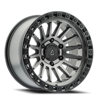 Arena Mesa 17x9" 5x127mm 71.5mm CB 0mm Satin Gunmetal Satin Black Lip