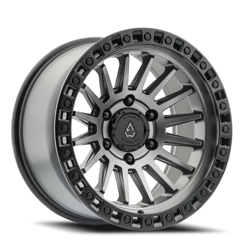 Arena Mesa 17x9" 6x135mm 87.12mm CB 0mm Satin Gunmetal Satin Black Lip