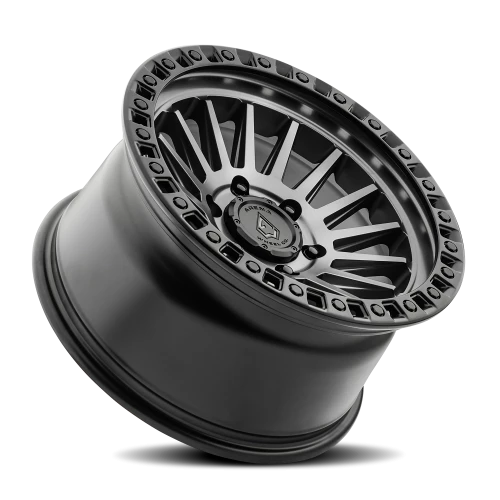 Arena Mesa 17x9" 6x135mm 87.12mm CB -12mm Satin Gunmetal Satin Black Lip