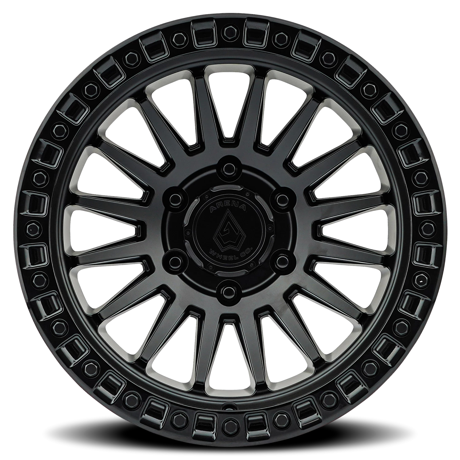 Arena Mesa 20x9" 6x135mm 87.12mm CB 0mm Satin Black Glossy Black Lip