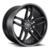 Niche Methos 19x8.5" 5x120mm 72.5mm CB +35mm Gloss Matte Black