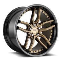 Niche Methos 20x10" 5x120mm 72.5mm CB +45mm Matte Bronze Black Bead Ring