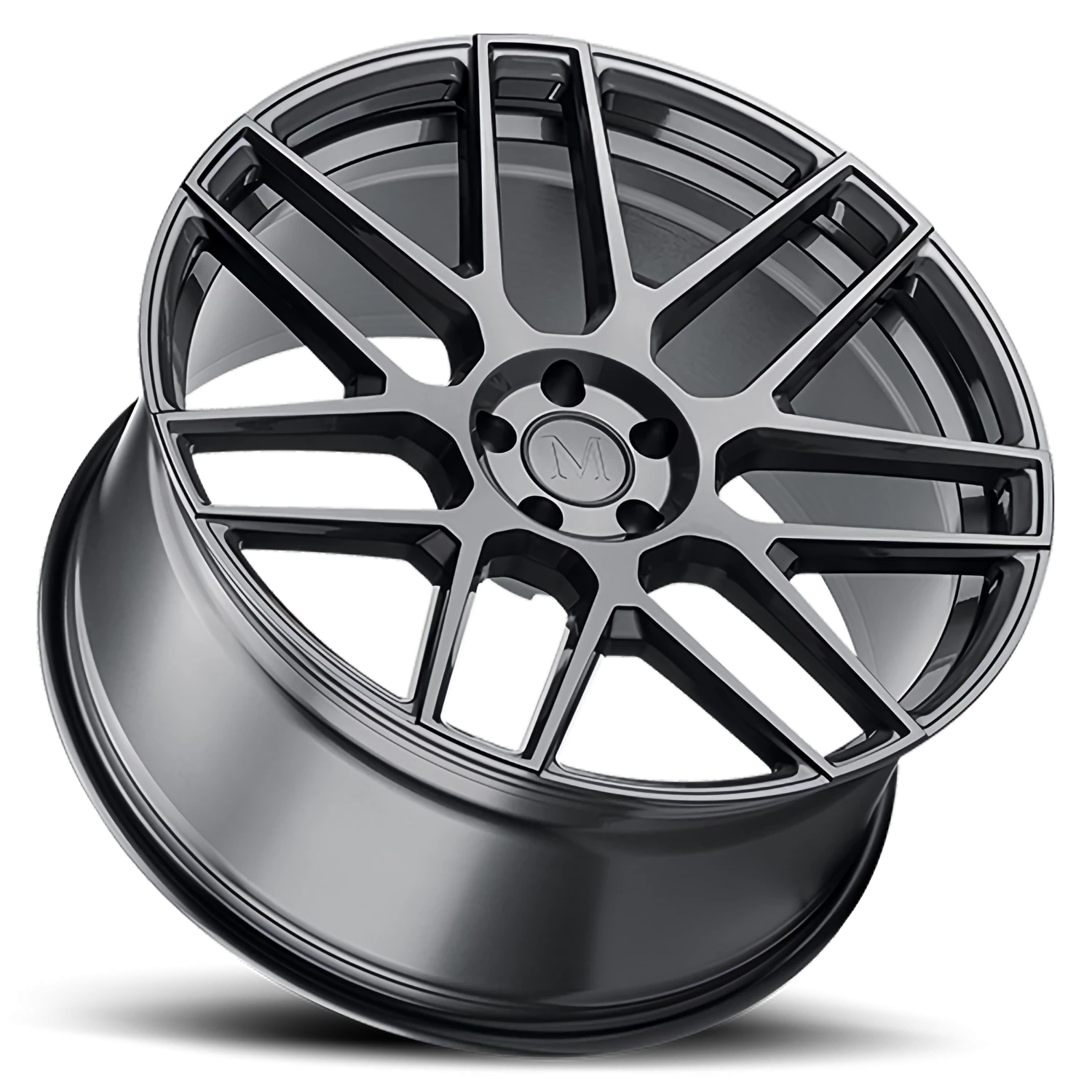 Mandrus Miglia 20x10" 5x112mm 66.6mm CB +25mm Gloss Gunmetal
