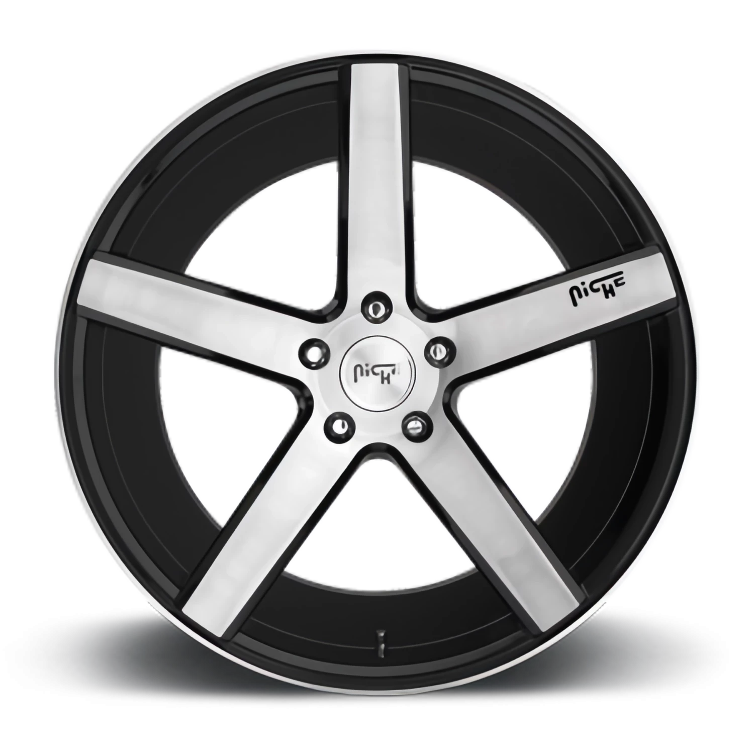 Niche Milan 20x8.5" 5x114.3mm 72.6mm CB +35mm Gloss Black Brushed