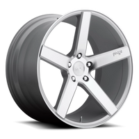 Niche Milan 19x8.5" 5x114.3mm 72.6mm CB +35mm Silver Machined