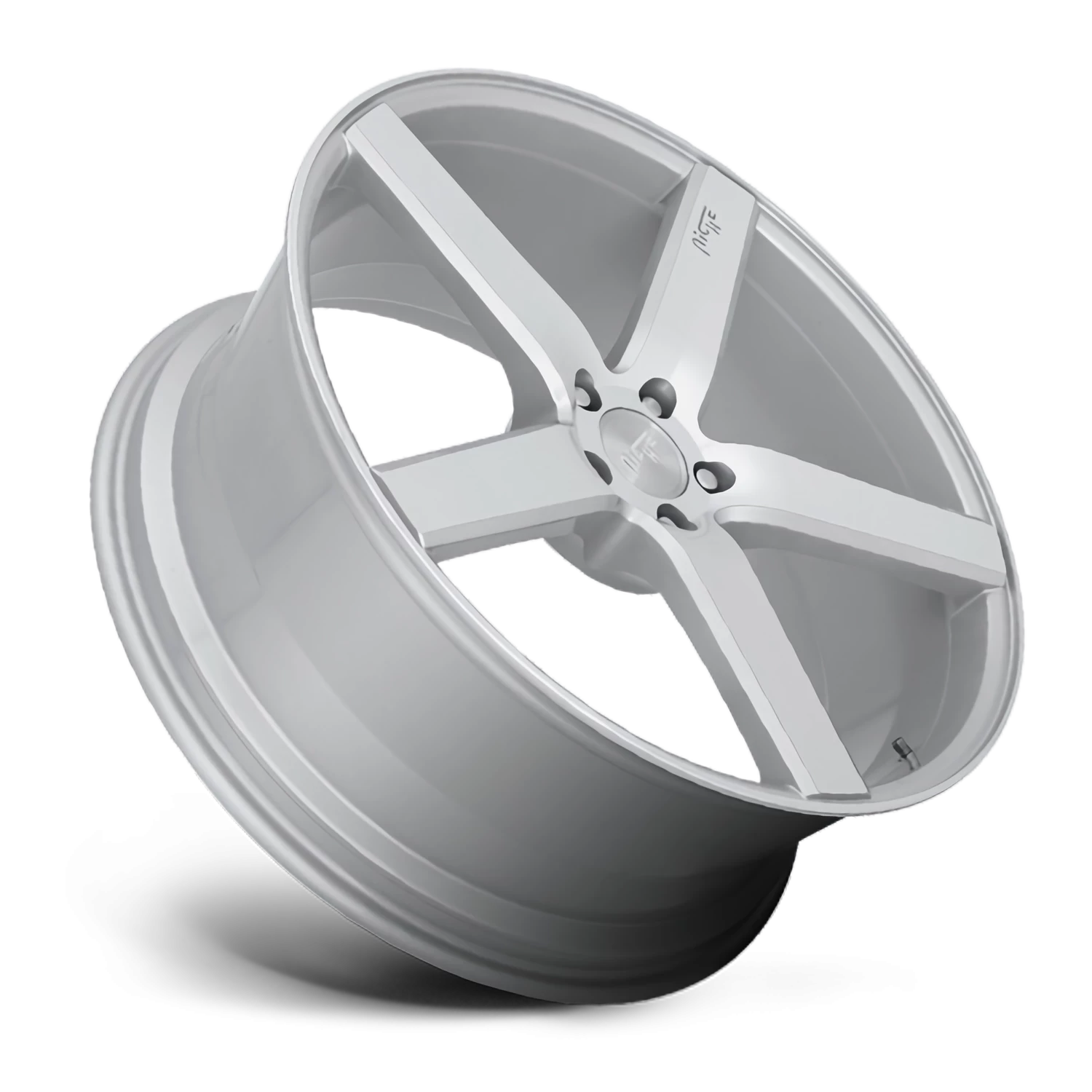 Niche Milan 19x8.5" 5x114.3mm 72.6mm CB +35mm Silver Machined