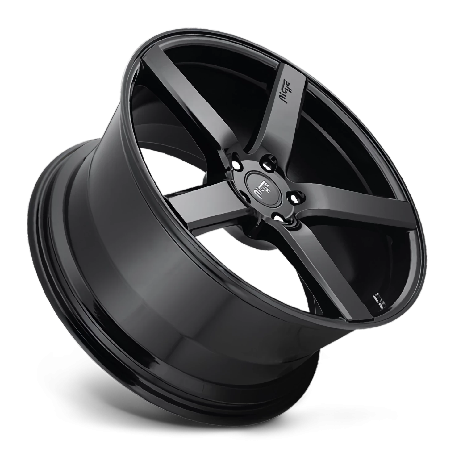 Niche Milan 20x8.5" 5x120mm 72.5mm CB +35mm Gloss Black