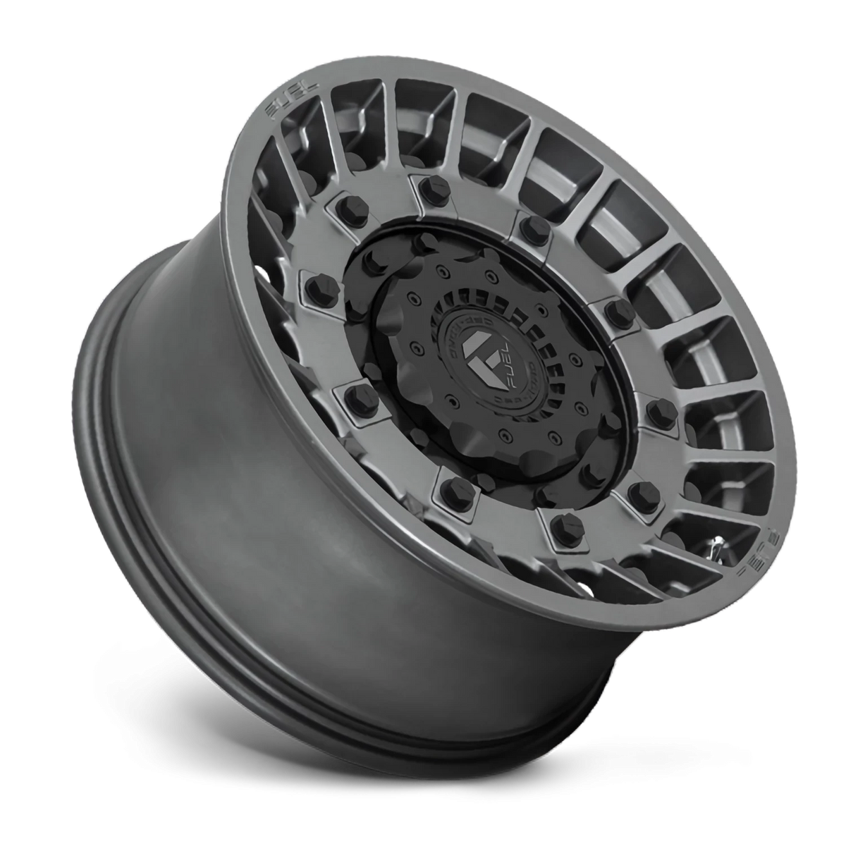 Fuel Militia 20x10 -18 8x170mm 125.1mm Matte Gunmetal