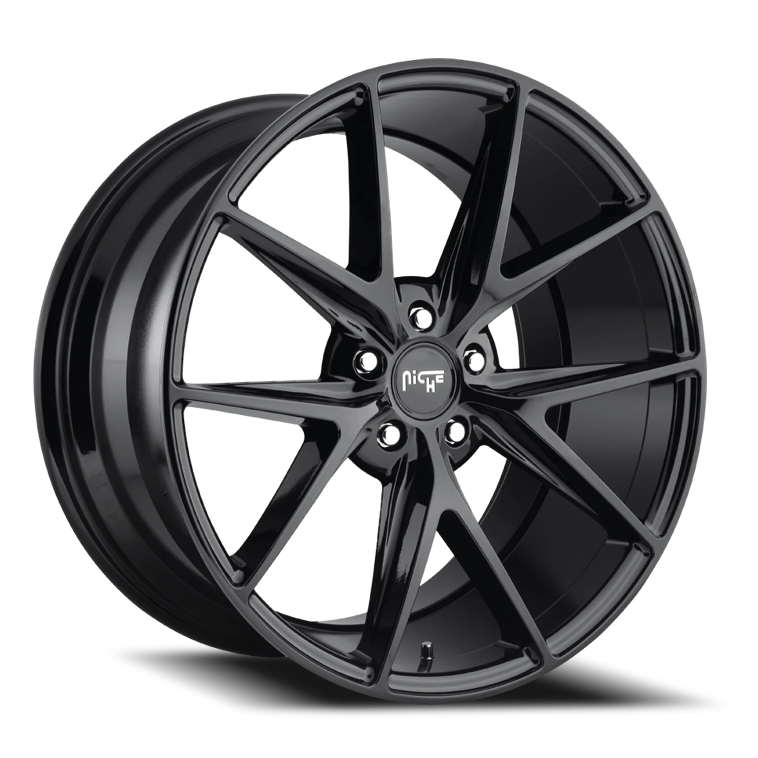 Niche Misano 20x9" 5x114.3mm 72.6mm CB +35mm Gloss Black
