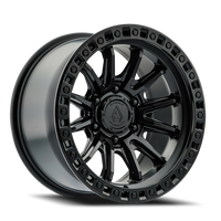 Arena Mission 17x9" 6x135mm 87.12mm CB 0mm Satin Black