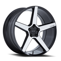 Niche Modena 20x10.5" 5x114.3mm 72.56mm CB +38mm Gloss Black Machined Face