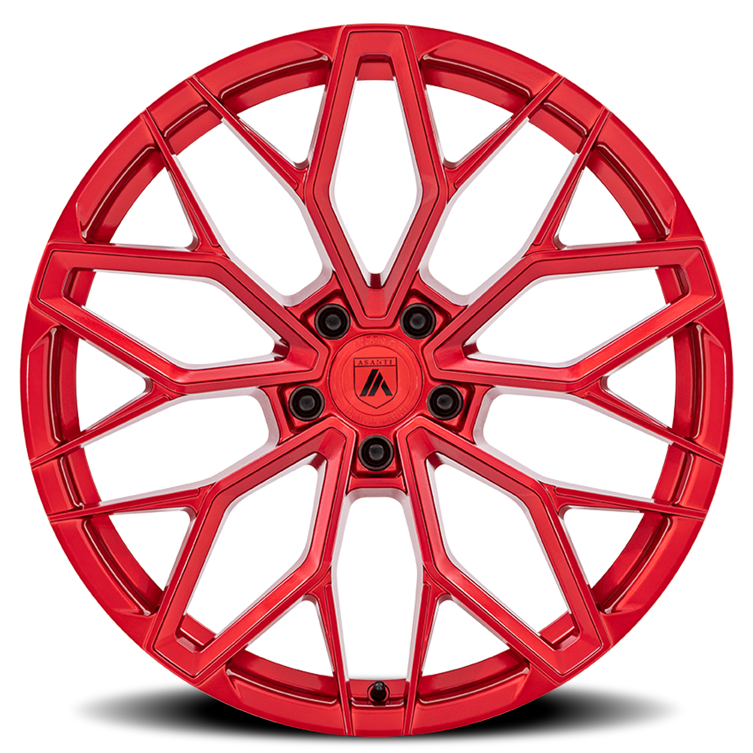 Asanti Black Label Mogul 5 20x11" 5x115mm 71.5mm CB +22mm Candy Red