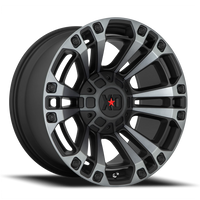 XD Series Monster 3 20x10" 8x165.1mm 125.5mm CB -18mm Satin Black Gray Tint