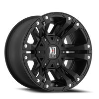 XD Series Monster II 18x9" 5x114.3mm 72.56mm CB +18mm Matte Black