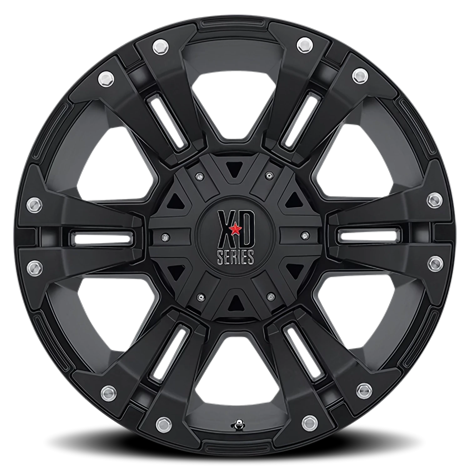 XD Series Monster II 18x9" 5x114.3mm 72.56mm CB +18mm Matte Black