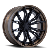 Fuel Mutiny 20x9 +20 6x135mm 87.1mm Matte Black Gloss Bronze Lip