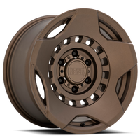 Black Rhino Muzzle 17x9" 6x139.7mm 112.1mm CB -18mm Matte Bronze