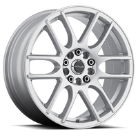 Raceline Mystique 18x7.5" 5x112mm 74.1mm CB +42mm Gloss Silver