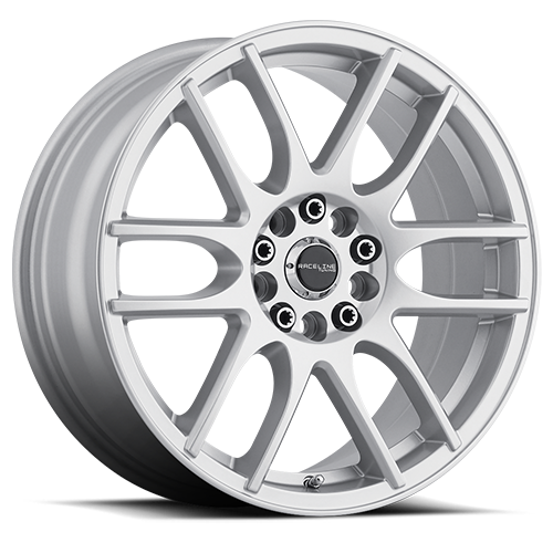 Raceline Mystique 18x7.5" 5x112mm 74.1mm CB +42mm Gloss Silver
