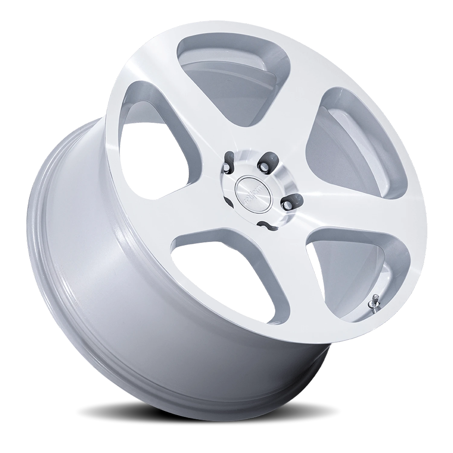 Rotiform NUE RC200 20x10" 5x120mm 65.07mm CB +40mm Gloss Silver Machined Face