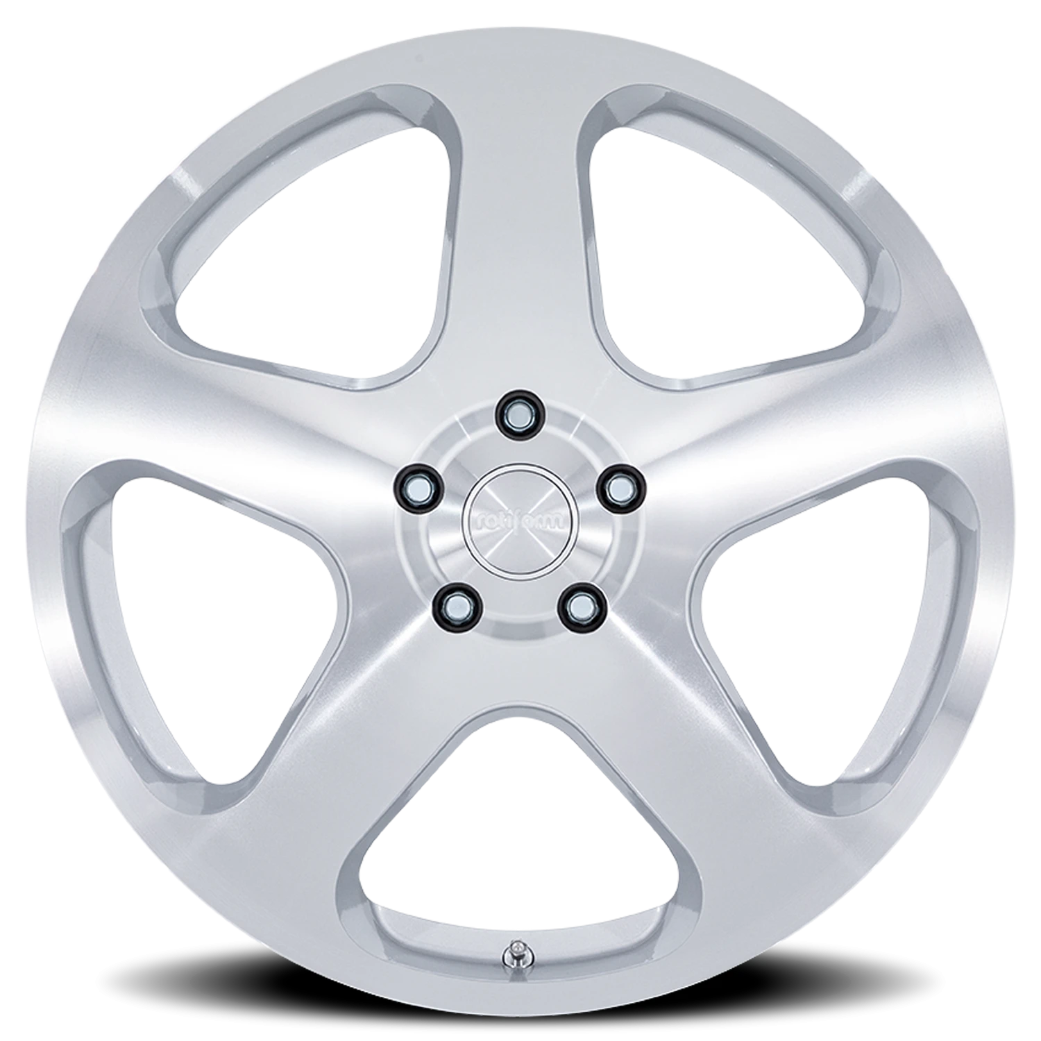 Rotiform NUE RC200 20x10" 5x120mm 65.07mm CB +40mm Gloss Silver Machined Face