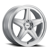 Voxx Wheel Nesso 19x9.5 +40 5x108mm 73.1mm Silver Machined Lip