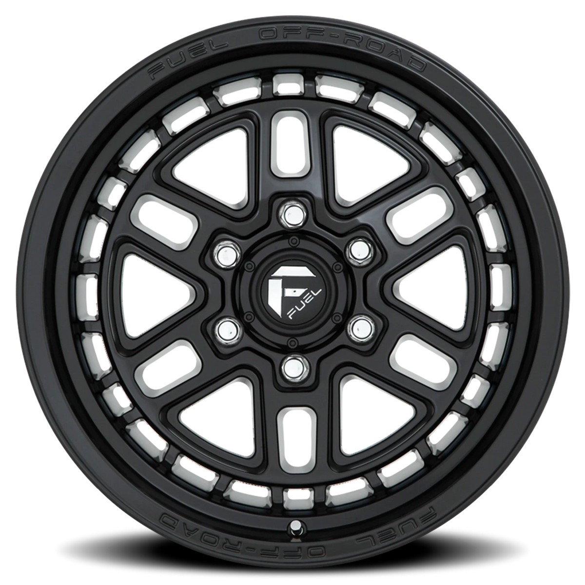 Fuel Nitro 20x9 +1 6x139.7mm 106.1mm Matte Black