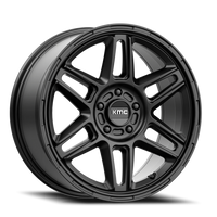 KMC Nomad 18x8" 5x120mm 74.1mm CB +38mm Satin Black