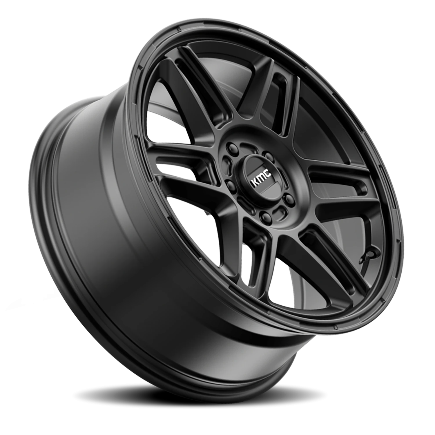 KMC Nomad 18x8" 5x120mm 74.1mm CB +38mm Satin Black