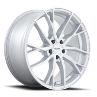 Niche Novara 20x9" 5x112mm 66.56mm CB +25mm Silver