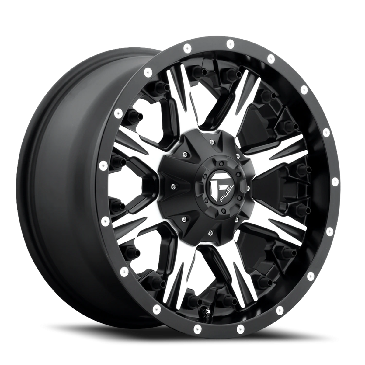 Fuel Nutz 20x10 -24 5x114.3mm 78.1mm Black Machined